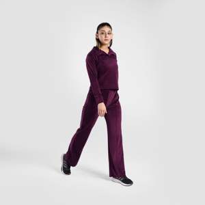 กางเกงขายาวผู้หญิง Core Strive รุ่น Breathable Burgundy Terry Flare ทรงเอวกลาง ยางยืด ขนาด XL - Product Image 4