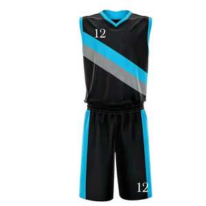 Uniforme de basket-ball personnalisé en tissu respirant à séchage rapide avec impression de logo d'équipe personnalisé Service de vêtements de sport OEM - Product Image 2