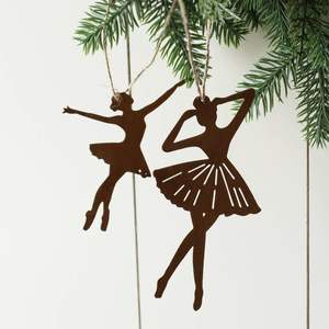 Handcrafted Luxury Metal Christmas Hanging Ornaments-Premium <b>Winter</b> Holiday <b>Decorations</b> - Product Image 1