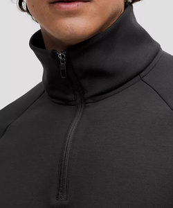 Ultra Premium Quality Quarter Zipper Winterwear Crewneck Sweatshirt For Men High Quality Soft Warm Fabric Breathable Sweatshirt - Product Image 4