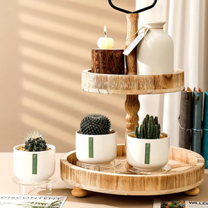 Trong suốt <span class=keywords><strong>Acrylic</strong></span> Vòng hiển thị đứng bánh đồ trang sức sưu tầm Stackable lưu trữ Rack cho đám cưới hiển thị - Product Image 4