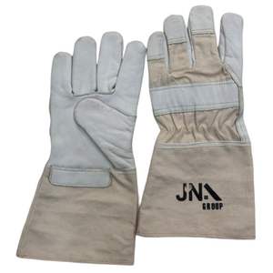 Gants de soudage Tig résistants à l'usure Gants de travail en cuir Gants de protection du travail en peau de vache personnalisés - Product Image 1