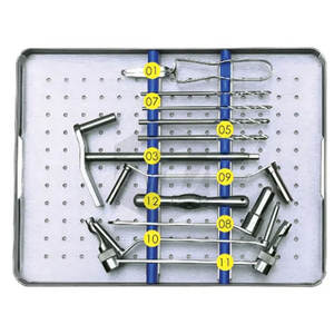 Juego de Extracción de Tornillos Rotos Ortopédicos Personalizado de Alta Calidad, Kit de Instrumentos de Extracción Manual Reutilizables de Acero Inoxidable - Product Image 5