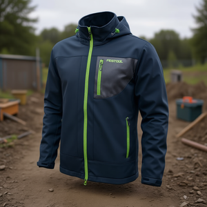 เสื้อแจ็คเก็ตซอฟต์เชลล์สำหรับผู้ชาย Festool ชุดทำงานที่สวมใส่สบาย - Product Image 3