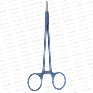 Porte-aiguille en titane Crile-Wood 6″ 15cm à mâchoires diamantées, instrument chirurgical de suture en plastique résistant à la corrosion par Vaslcare - Product Image 3