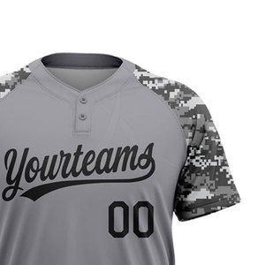 Maillot de baseball respirant de haute qualité pour hommes fabriqué en usine avec nom d'équipe personnalisé 100% polyester Couleurs personnalisées - Product Image 6