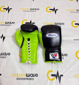 Superventas Guantes de boxeo ganadores de fabricación OEM hechos a medida de alta calidad Guantes de cuero de diseño profesional de perforación profesional. - Product Image 2