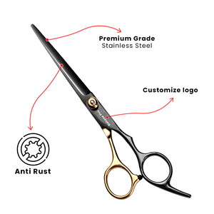 Tijeras de Precisión para Cabello, Tijeras de Peluquería Profesionales de Acero Inoxidable, Tijeras Ligeras para Cabello, Fabricación OEM ODM - Product Image 3