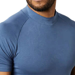 Vêtements d'été à la mode Hommes Fitness T-shirts à manches courtes Confortable Fabriqué dans le meilleur matériel Hommes T-shirts à manches courtes - Product Image 3
