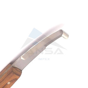 Cuchillo de pezuña de alta calidad, instrumentos veterinarios duraderos de mano derecha para herradores, recorte de pezuñas, cuidado de pezuñas de equino y ganado - Product Image 5