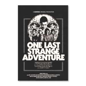 Affiche de style moderne Stranger Things 5 : Une dernière aventure étrange, en papier - Product Image 5
