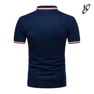 2025 MOQ bajo de manga corta para hombre para camiseta Polo hecha de fábrica con patrón sólido lienzo diseño comprimido precio bajo - Product Image 3