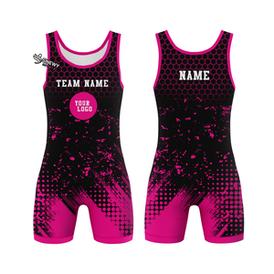 Vêtements de sport respirants, extensibles, à séchage rapide et légers, personnalisés pour le Canada, pour le Japon, les arts martiaux, les hommes, les justaucorps de lutte - Product Image 4