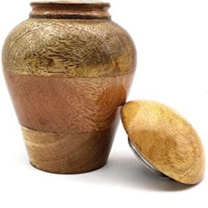 Urnas funéraires en bois tendance pour cendres humaines adultes de taille standard pour urnes funéraires en bois - Product Image 2