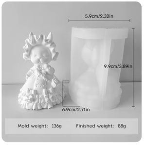 3D Sophie lapin plâtre moules bricolage gypse <span class=keywords><strong>peinture</strong></span> à la main bougie parfumée savon résine moule bougie faisant moule décor à la maison artisanat - Product Image 3