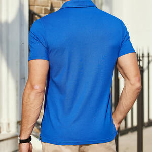 Polo transpirable para hombre, camisetas polo de verano para mujer, secado rápido, 45% de algodón, 55% poliéster, camisetas polo originales de talla grande para hombre - Product Image 4