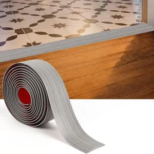 Cubierta de tira de transición de suelo de vinilo autoadhesivo de diseño moderno de 2 pulgadas x 20 pies, accesorios modernos para suelo, embellecedor de aluminio - Product Image 1