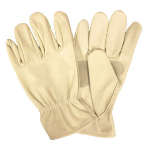 100% gants de travail de sécurité en peau de chèvre pleine fleur durables bracelet élastique anti-dérapant respirant pour la construction industrielle - Product Image 4