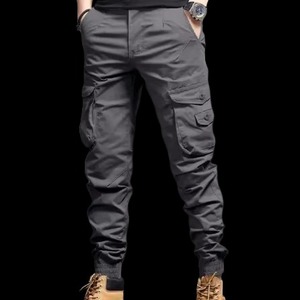 กางเกงยุทธวิธีของผู้ชายขนาดใหญ่กางเกงทำงานลำลองแบบทนทานพร้อมกระเป๋าซิปสำหรับงานกลางแจ้ง - Product Image 1