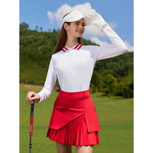 Ropa Deportiva para Golf, Camisas de Mujer de Manga Larga, Tejido de Punto, Antiarrugas, Algodón, Ajuste Personalizado, Logotipo Personalizado + Diseño OEM ODM, Transpirable - Product Image 1