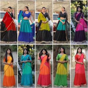 DERNIÈRE COULEUR ROSE VIOLET DOUX GEORGETTE RICHE FOIL TRAVAIL LEHENGA CHOLI AVEC DUPATTA - Product Image 6