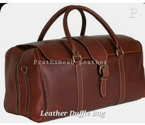 Sac de voyage en cuir de luxe classique fait à la main, sécurisé, spacieux, élégant, prix de gros direct d'usine, réductions en gros - Product Image 3