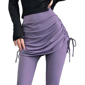 กางเกงเลกกิ้งสำหรับผู้หญิงกางเกงขากว้างเอวสูงแห้งเร็วระบายอากาศได้ดี - Product Image 1