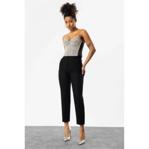 Luxe <b>Velvet</b> Casual Style <b>Crop</b> <b>Top</b> - Product Image 3