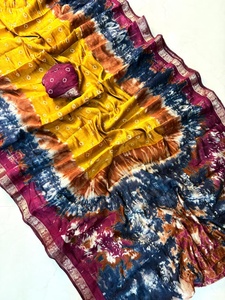 Diseñador Mangalkari Smoothy Printed Patola Silk Saree Nuevo lanzamiento para fiesta de boda para Diwali Floor-Length Fancy Designer Saree - Product Image 3