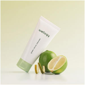 น้ำยาทำความสะอาดผิวหน้าเจลเขียวส้มเครื่องสำอางเกาหลีให้ความชุ่มชื้นและเพิ่มความกระจ่างใสสำหรับกำจัดไขมันผิวแห้ง - Product Image 1