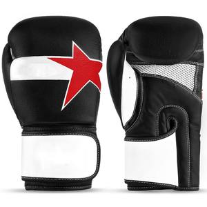 Gants de boxe Muay Thai en cuir véritable pour hommes, de qualité supérieure, pour adultes - Product Image 3