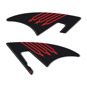 Adesivi 3D in Carbonio Personalizzati per Protezione Piedi Passeggero Yamaha TMAX 530 - Product Image 1