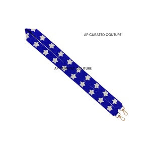 Venta caliente hecho a mano semilla con cuentas Cruz cuerpo estadio bolsa correas increíbles diademas para el día del juego accesorios de moda - Product Image 3