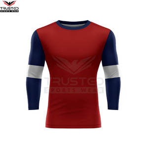 Alta calidad Rash Guard Custom Men's Rash Guard en cantidad a granel para la venta Hecho en Pakistán Fabricación Rash Guard - Product Image 2