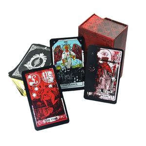 Custom Lucid Edge Printing Major Arcana Designer membuat My Own Lord <span class=keywords><strong>Tarot</strong></span> Cards dengan buku panduan - Product Image 1