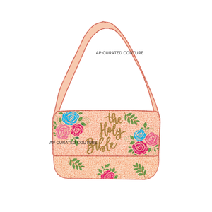 Gran oferta, bolso de mano con cuentas y patrón navideño a la moda para mujer, bolso de noche para fiesta de boda para mujer con función colgante - Product Image 5