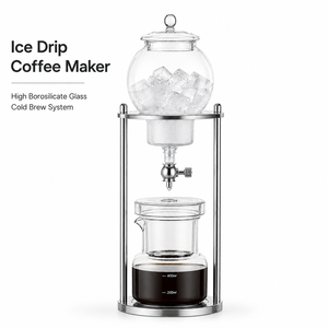 Cafetière à glace en verre borosilicate pour café infusé à froid, tour de préparation pour café, vente en gros pour cafés - Product Image 2