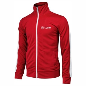 Veste en toile polaire à manches longues décontractée pour homme, nouvelle conception confortable avec col montant et fermeture éclair sur le devant, logo imperméable - Product Image 3