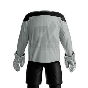 Uniforme de Hockey sobre Hielo con Logotipo Personalizado, Ropa Deportiva para Adultos de Talla Grande, Impresión de Nombre de Equipo OEM, Conjunto de Diseño Personalizado, Uniformes de Buena Calidad - Product Image 4
