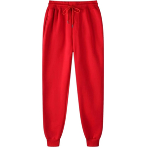 Pantalon de survêtement lourd à logo personnalisé, taille haute, jambe large, pantalon de jogging tricoté, toile de haute qualité, style baggy - Product Image 1