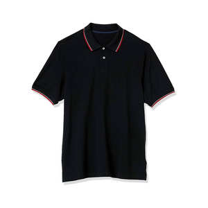 Logo personnalisé brodé de haute qualité 100% coton Simple pour Polo pour hommes couleur unie à manches courtes Style décontracté toile - Product Image 1