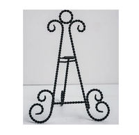 Chevalet de présentation extra large réglable en métal doré antique fabriqué en Inde, sculpté à la main, pour les présentations de mariage