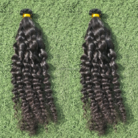 Extensiones de Cabello Indonesio Pre-Adheridas con Punta I, de Lujo, de Primera Calidad, con Queratina, Punta Plana, 100% Cabello Humano Virgen Remy, Cutícula Alineada, 8"-30"