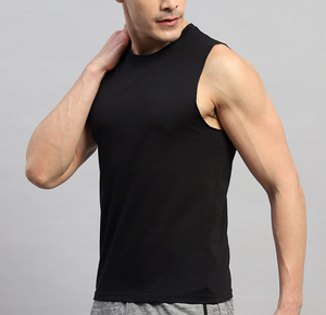 เสื้อยืดออกกำลังกายผ้าฝ้าย100% ระบายความร้อนด้วยหินระบายอากาศได้ดีเสื้อกล้ามกีฬาแห้งเร็วสำหรับออกกำลังกายในยิม - Product Image 2