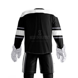 Uniforme de Hockey sobre Hielo sin Mangas para Hombre, Personalizado, Cómodo, Transpirable, de Alta Calidad, 100% Poliéster, en Existencia, Tallas Personalizadas - Product Image 6