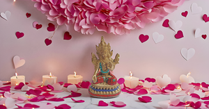 Laiton Shakyamuni bouddha Statue Sculpture bouddhiste guérison Relaxation Figurine à la main Art déco décoration de la maison accessoires - Product Image 5