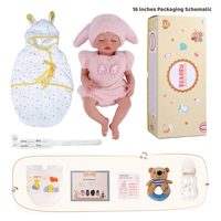 Poupée réaliste en silicone pleine grandeur Babeside, modèle Ivan, 12 pouces, nouveau-né fille réaliste, jouet doux, poupée de mode pour cadeau