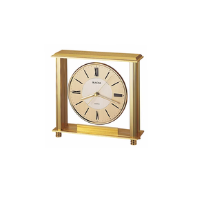 Horloge de table en métal étanche à piles, tendance, complète parfaitement les intérieurs de style industriel, cadeaux de pendaison de crémaillère magnifiques - Product Image 1
