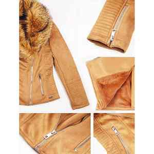 แจ็คเก็ตหนังผู้หญิงแบบใหม่ ออกแบบเอง ผลิตตามสั่ง ขายส่ง OEM ระบายอากาศได้ดี พร้อมปักโลโก้ตามต้องการ - Product Image 1