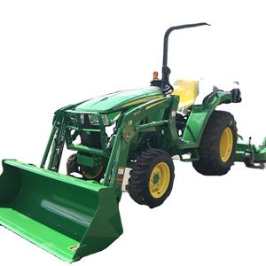 Tracteur à roues John Deere 3038E d'occasion, 20 heures, MFWD, 25 CV, 4 roues motrices avec pompe et boîte de vitesses, composants principaux, haute productivité pour l'usage agricole - Product Image 1